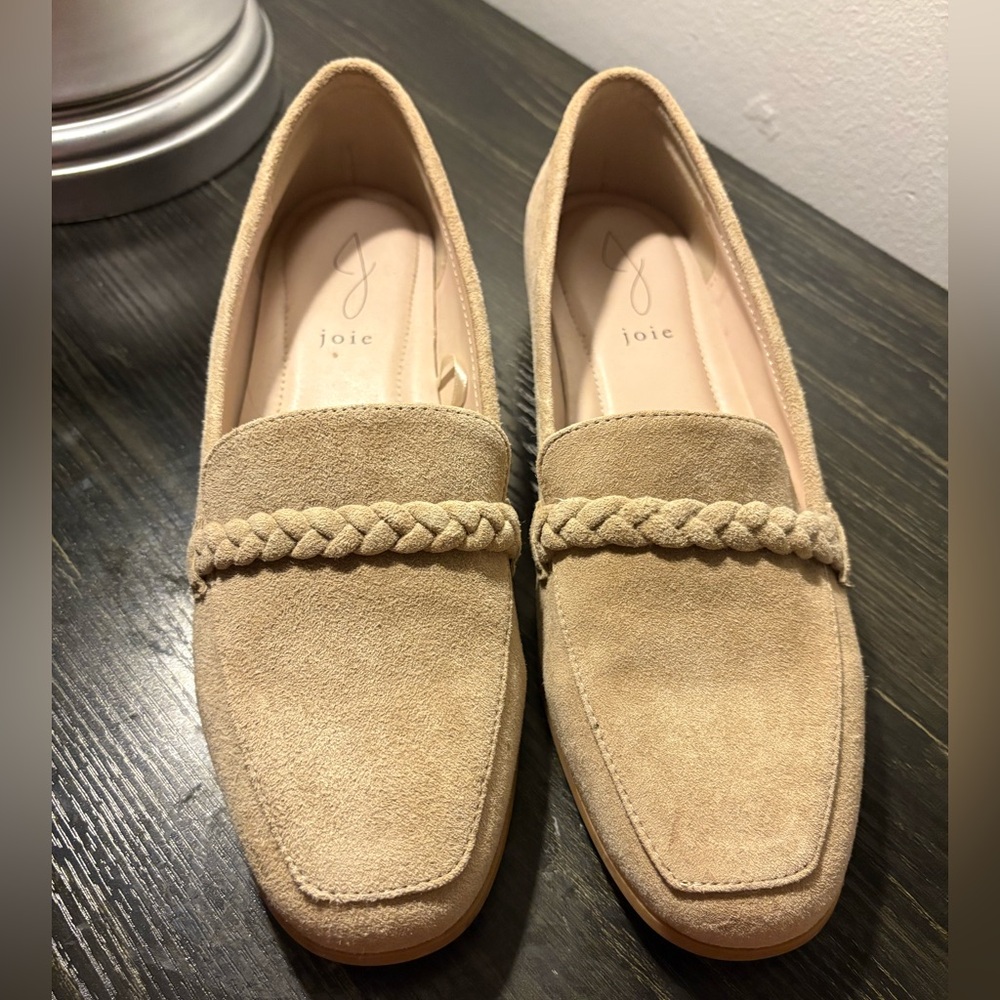 Joie Women's Beige Suede Loafers